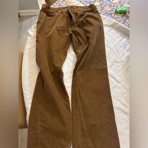 Men's Tan Cords J Crew